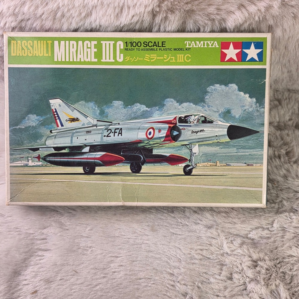 Tamiya Dassault Mirage IIIC 1/100 Scale Plastic Model Kit Mini Jet Series No. 5
